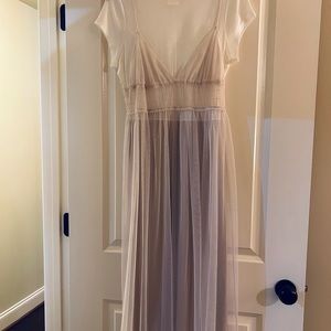 NWT Adorable LC sheer dress with White Tee, lined